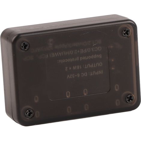 12V/24V QC3.0 DC-DC-Ladewandler mit dualem USB-Schnelllade- und Abwärtswandlermodul (1/5)