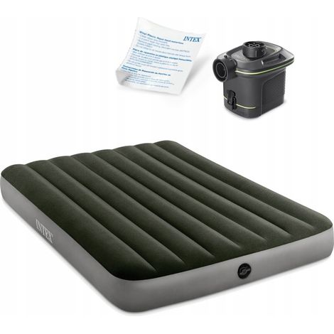 Intex Prestige Downy Colchón Inflable Verde 137x191x25 cm