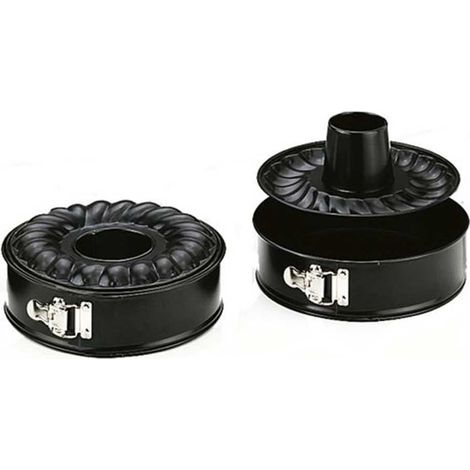 Ibili Stampo per dolci Moka nero 26 cm smontabile