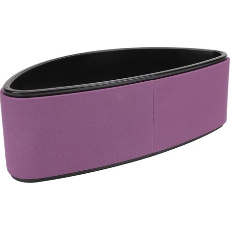 Étireur dorsal pour soulager les douleurs lombaires, décompression de la colonne vertébrale, antidérapant, demi-roue de yoga, brise-dos violet (1/5)