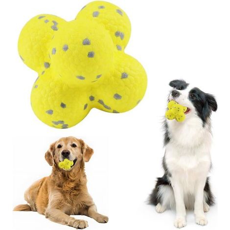 Balle pour chien, balle magique indestructible, jouet interactif pour chiens de petite, moyenne et grande taille (1/5)