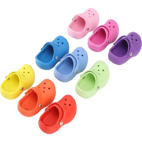 9-teiliges Set Aromatherapie-Lüftungsschlitzclips fürs Auto, niedliche Schuhform, Innenraumdekoration, Auto-Parfümdiffusor, verschiedene Farben (1/5)