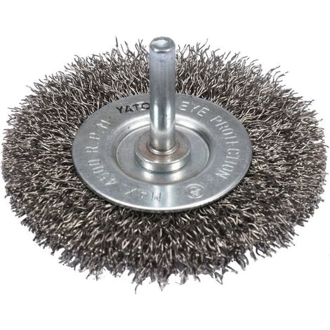 SPAZZOLA A DISCO CON GAMBO IN ACCIAIO INOX DA 75 MM YT-47568 YATO (1/4)