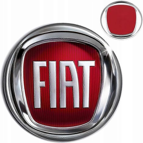 Logo Fiat, emblème avant/arrière 120 mm pour Bravo, Ducato, Panda et Doblo