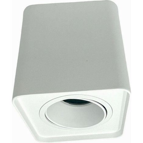 Portafaretto Orientabile Da Soffitto Bianco Per Faretto Gu10 / Gu5.3 P34-gu10-b1 (1/5)