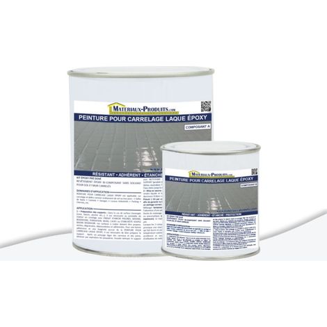 Peinture pour carrelage laque époxy - 1 Kg Blanc - MATPRO (1/5)