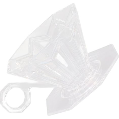 Filtre à café manuel en résine transparente avec poignée ergonomique pour la maison (1/5)