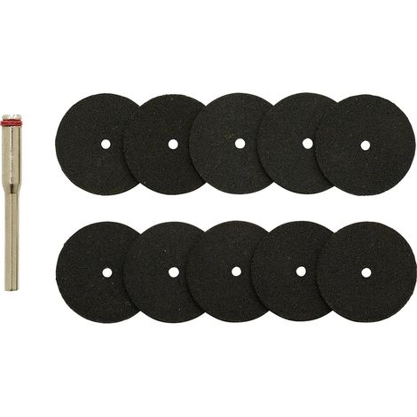 Draper Cutting Wheels and Holder for D20 Engraver/Grinder (10 Piece)
