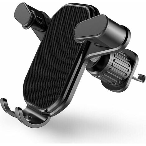 Car Phone Holder, [2022 Patent Clamp & Improved Stability] Car Phone Holder is Firmly Fixed to Air Vent, 360° Rotation Holder for iPhone 14 13, Samsung, Xiaomi, etc. (1/4)