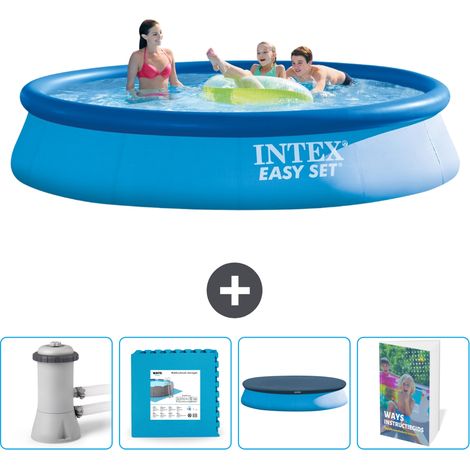 Intex Piscina Easy Set Rotonda - 396x84 cm - 7-pezzi  SCB124 (1/5)