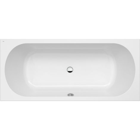Bañera acrílica rectangular blanca GENOVA 1800x800x424 mm - ROCA
