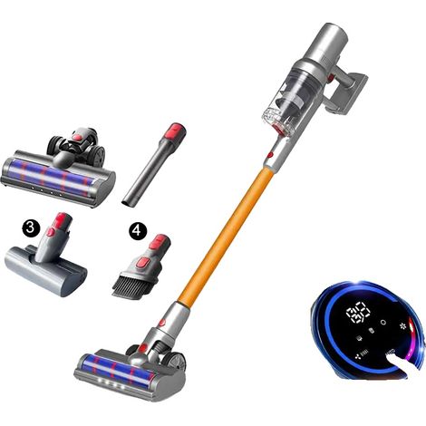 Aspirapolvere portatile, potenza di aspirazione 27000 PA, design senza fili, autonomia di 40 minuti, capacità del contenitore della polvere da 0,6 a 1 litro, filtro ciclonico. (1/5)