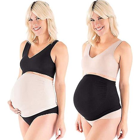 Bandeaux de grossesse sans couture - Lot de 2, 95-105 cm (1/5)