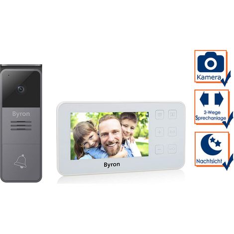 Einfamilienhaus Video Türsprechanlage mit Nachtsichtkamera & 4,3" Display (1/5)