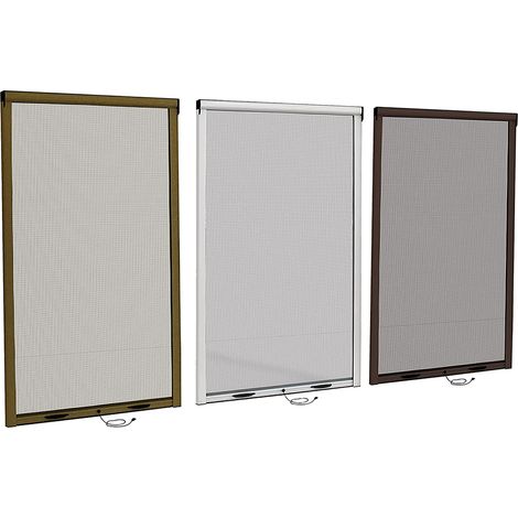 Mosquitera enrollable para ventana 150X250cm Kit Diy reducible deslizante  Color: Blanco