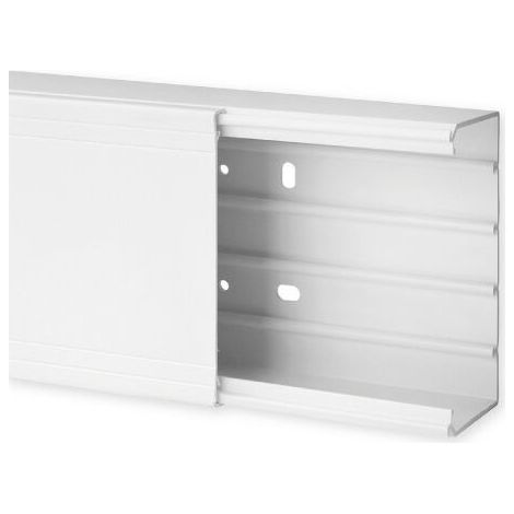 Goulotte de distribution TA-G 120x60mm - Barre de 2m - 1 compartiment - Blanc (1/2)