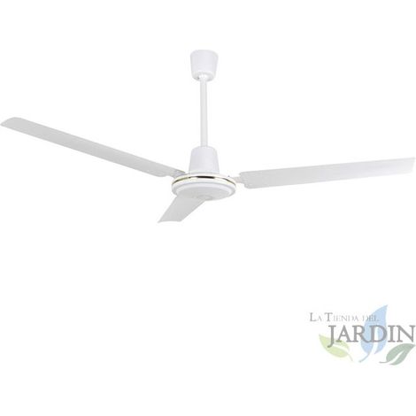 Ventilateur de plafond Orbegozo  5 vitesses  Moteur silencieux  Interrupteur mural  3 pales  120 cm  70 W  Blanc