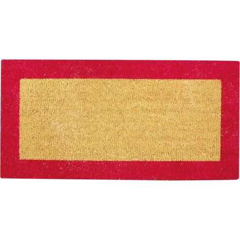 Tapis Coco 17mm Ecru\rouge