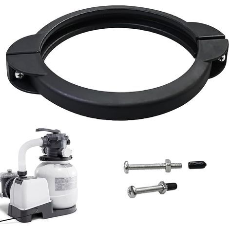 Schlauchschellen, Schlauchklemmen, Ventilschellen, Poolschellen, kompatibel mit Intex 30 und 35 cm Sandfilterpumpen. Ersatzteile (1/5)