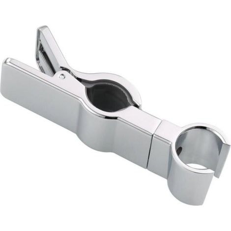 Support Douchette Universel - Diamètre Réglable 18 à 25 mm - Rotation 45° - Pour Barre de Douche - 1 Pièce (1/4)