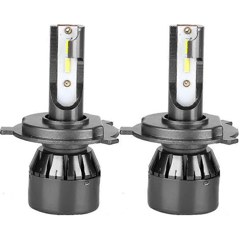 Stück H4 60W Weiße LED-Autoscheinwerferlampen 6000K L8