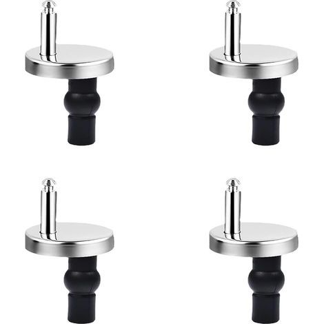 Toilet seat fixings, stable fixing, compatible with most standard toilet seats, pack of 4 (1/5)