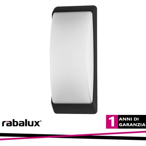 Applique da parete Opole opaco Black Bianco 1x max.12W IP65 B: 13 cm H: 32cm (1/3)