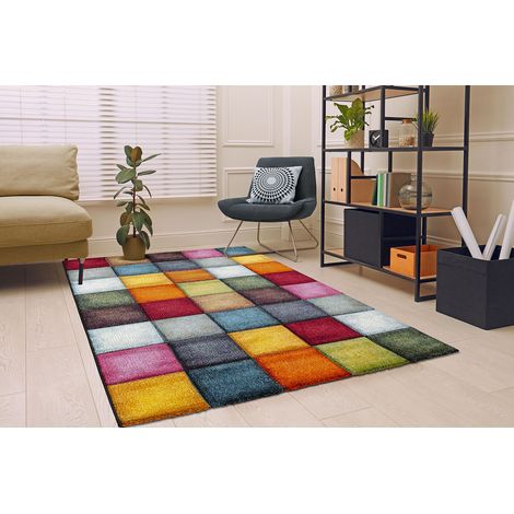 Monde Deluxe tapis salon sculpté multi, 80 x 230 cm (1/5)