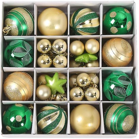 Décorations de Noël : boules, ornements pour sapin de Noël, style 2 (1/5)