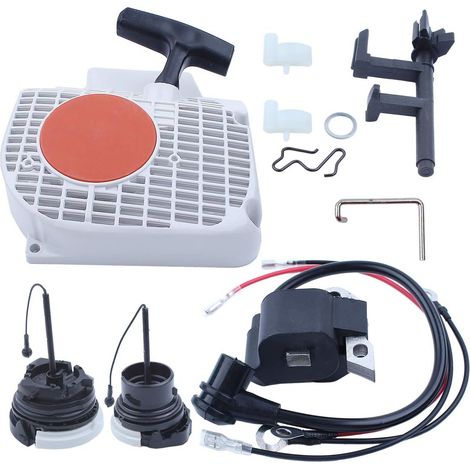 Allumage Assy bobine d'allumage carburant huile bouchon compatible Stihl MS230 MS250 MS210 025 tronçonneuse (1/5)
