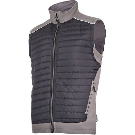 Gilet isolante, nero-kaki, "XL", CE, lahti (1/3)