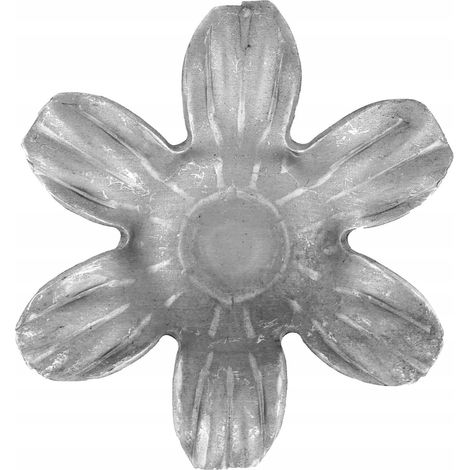 Valla con elementos de hierro forjado con forma de flor FI 95 50.013 (1/2)