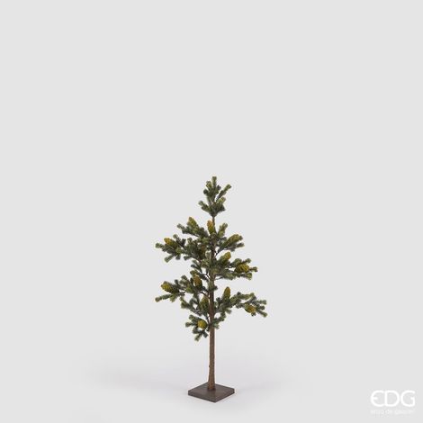 EDG Albero Pino Su Base Con Pigne