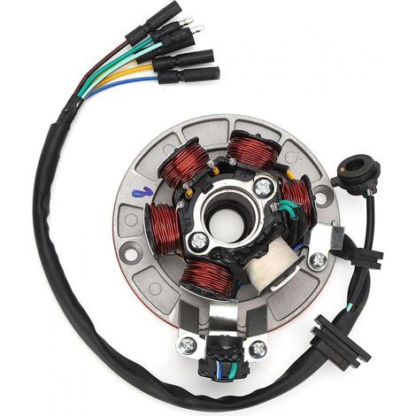 Zündstator, Magnetstatorplatte, Magnetstatorplatte und Zündspule für den Anlassermotor des LIFAN YX 140cc PIT PRO Trail Dirt Bikes (1/5)