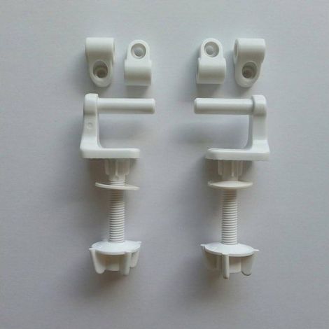 Roca Victoria AI0002900R - Set di cerniere per sedile WC, in resina acetalica (1/3)
