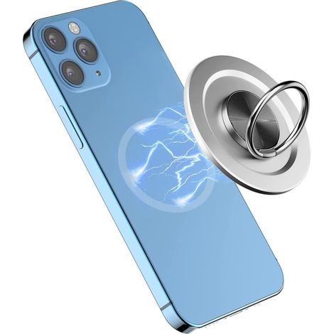 Soporte magnético plateado para teléfono PARA dedo (1/4)