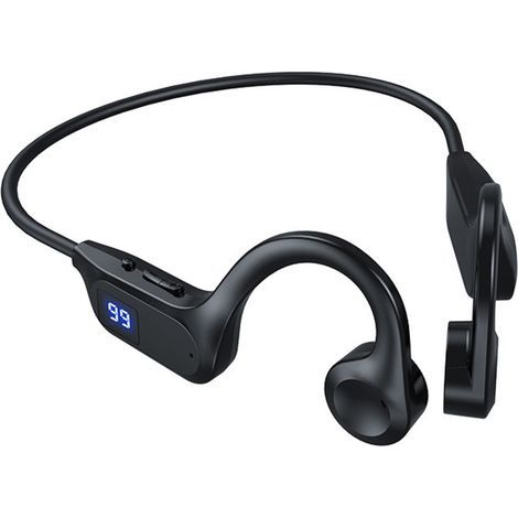 1 Knochenschallkopfhörer, Bluetooth 5.2, offenes Design, integriertes Mikrofon, Sport, schweißresistent (1/5)