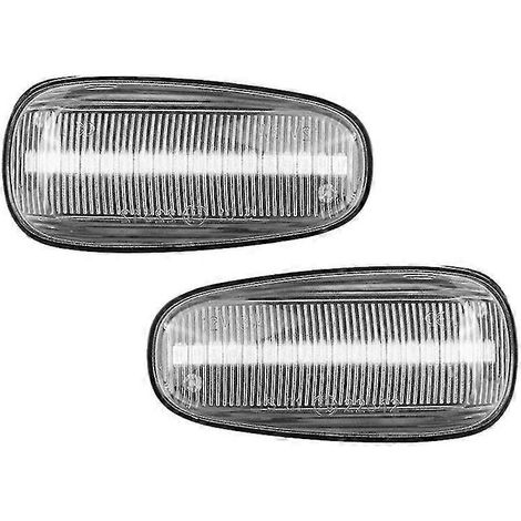 Satz mit 2 LED-Seitenmarkierungsleuchten mit Blinkern für Opel Zafira A 99-05 und G 98-09 (weiß). (1/5)