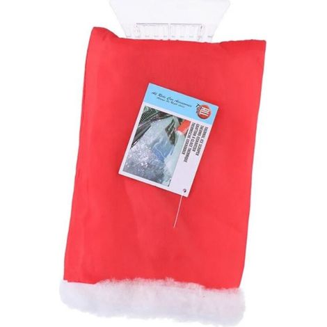 Grattoir à glace avec gant rouge