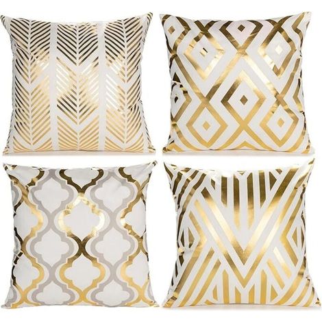 Lot de 2 Housse de Coussin Moderne 45x45cm Vert Feuilles Motif Housse Coussin en Polyester Taie d'oreiller Coussins de Canapé Décoratifs pour Exterieur Jardin Chaises Salon Chambre Maison Décor (1/4)