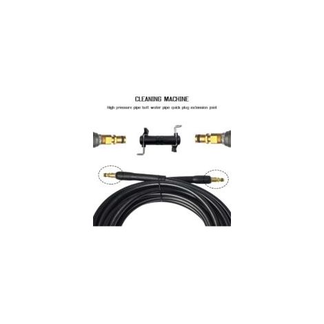 Adaptateur de Joint Connecteur d'extension Tuyau Nettoyage d'eau Nettoyeur Haute Pression Compatible avec Karcher K2 K3 K4 K5 K6 K7 - Crezuo