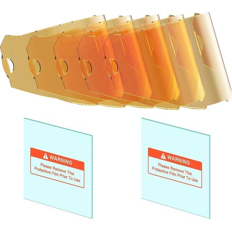 Kit De Lentilles de Rechange, 5 Lentilles de Recouvrement ExtéRieur (1/2)