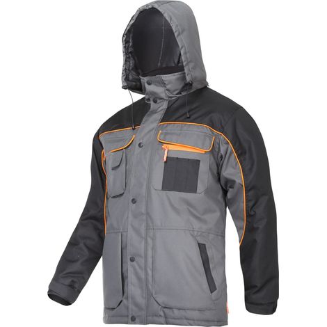 Chaqueta aislante gris-negra-POM, "S", CE, lahti (1/2)