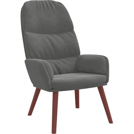 Maison Exclusive - Relaxsessel Dunkelgrau Samt