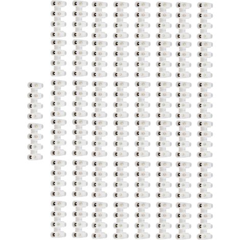 50 pièces barrette de connexion à vis ignifuge traverse fil 30A fournitures industrielles 4 entrées 4 sorties (1/5)