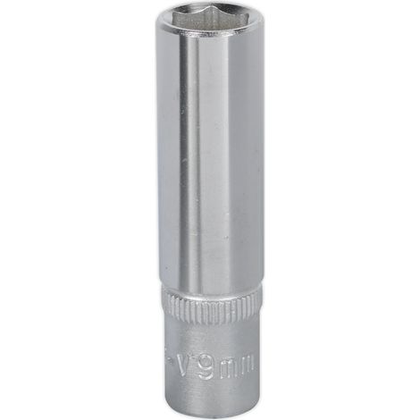 Sealey S1409D Premier Deep Socket 1/4"Sq Drive 9mm