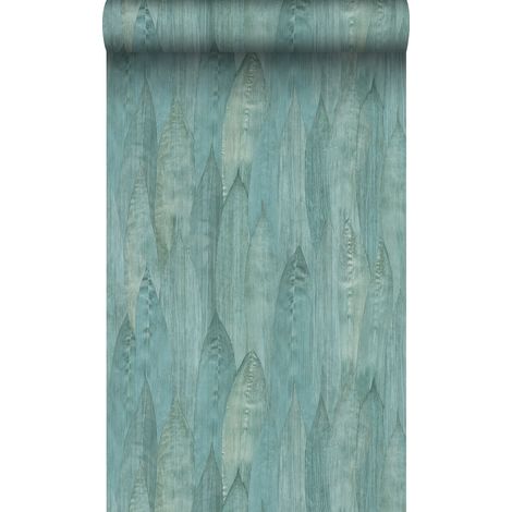 papier peint feuilles vert lagune - Origin Wallcoverings (1/5)