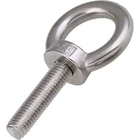 Boulon à œillet de levage M3 en acier inoxydable 304, adapté aux applications légères, lot de 20 (1/4)