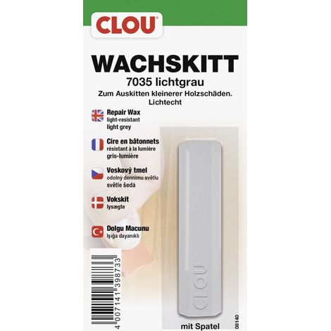 Clou Wachskitt lichtgrau Holzpaste & Holzkitt (1/3)