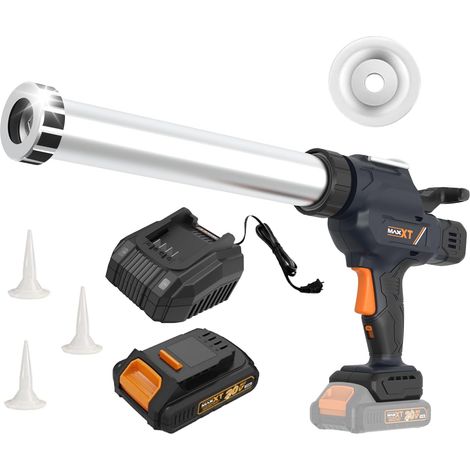 Pistolet à Cartouche Electrique, Batteries de 2.0Ah pistolet silicone,de 10oz à 20oz / 300ml à 600ml Mode Anti-Goutte (1/5)